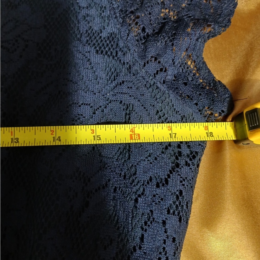 Abercrombie & Fitch Navy Lace Jumpsuit - Picture 4 of 10